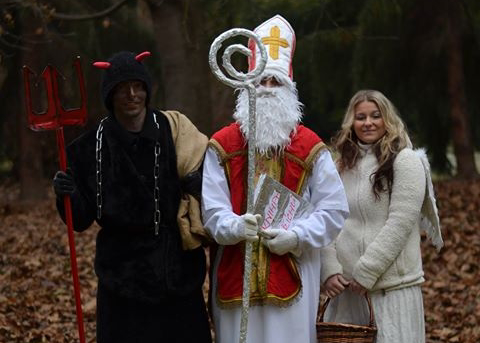 Mikuláš, čert a anděl