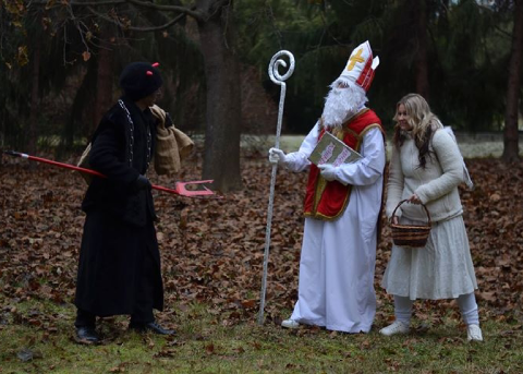 Mikuláš, čert a anděl