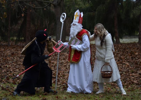 Mikuláš, čert a anděl